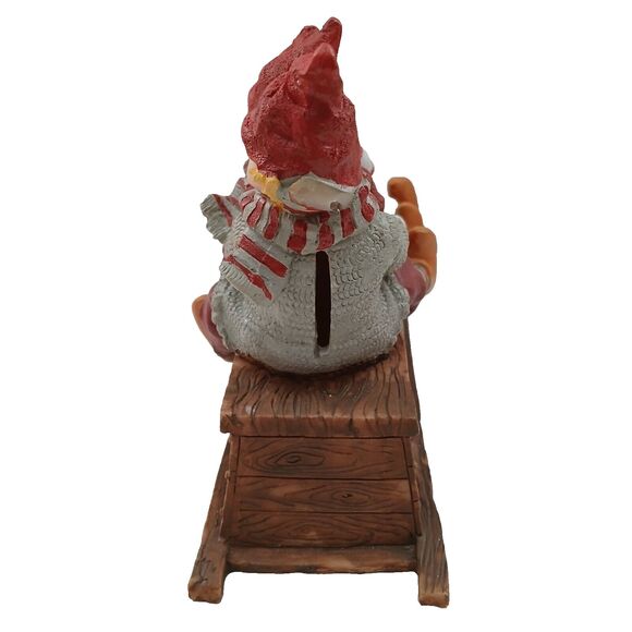 Sid Kids Dashing through the Snow Sleigh Christmas Holiday Ceramic Coin Bank - Picture 5 of 6